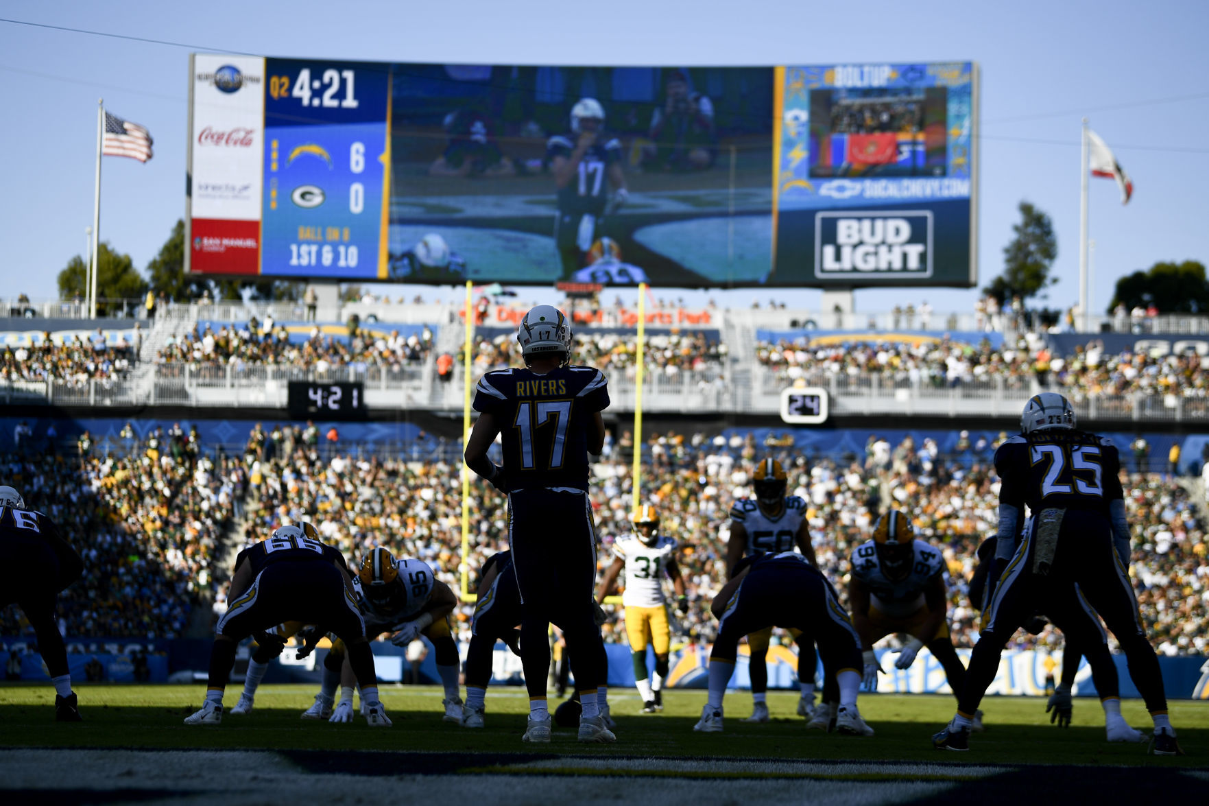 Chargers 26, Packers 11